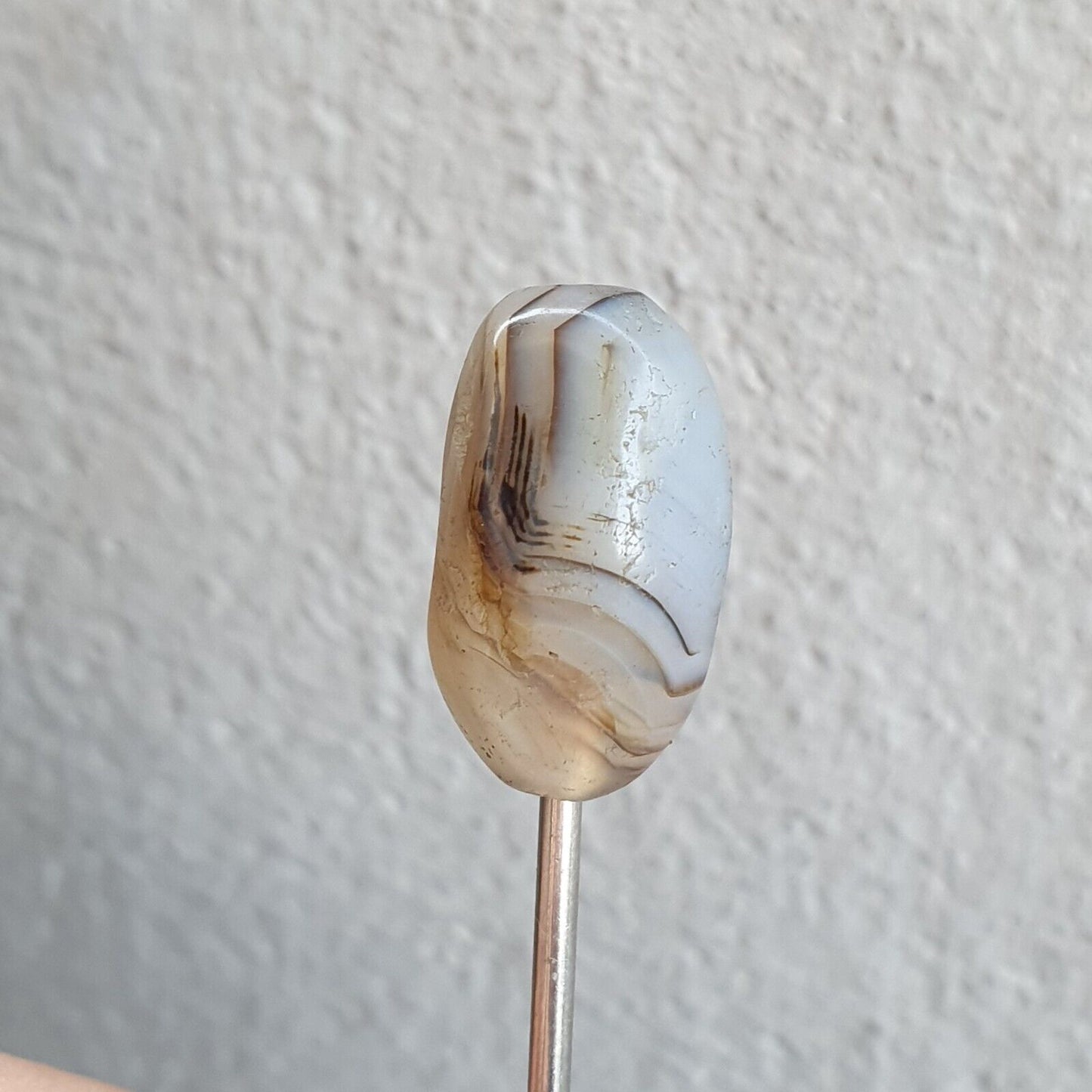 來自巴基斯坦的古代呼羅珊古董眼瑪瑙石珠護身符