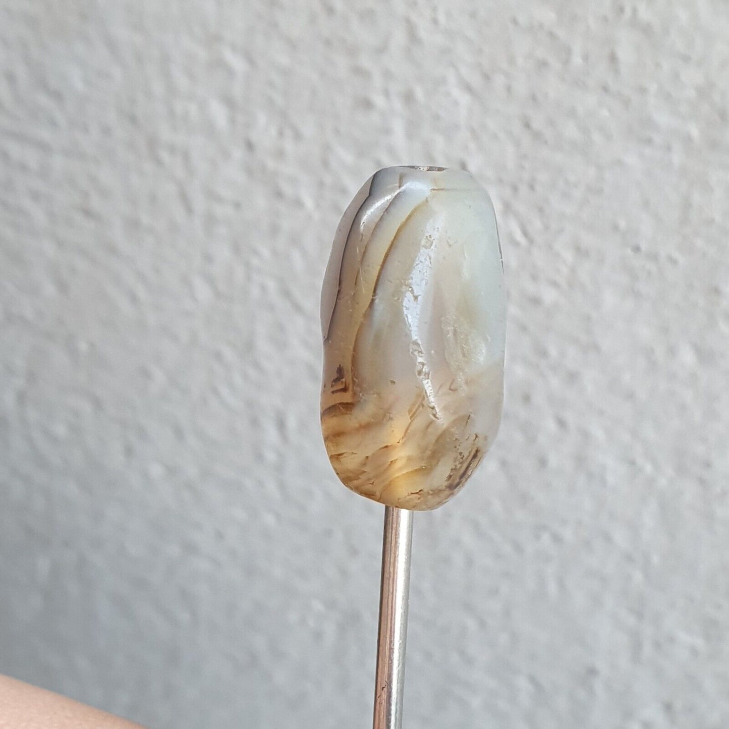 來自巴基斯坦的古代呼羅珊古董眼瑪瑙石珠護身符