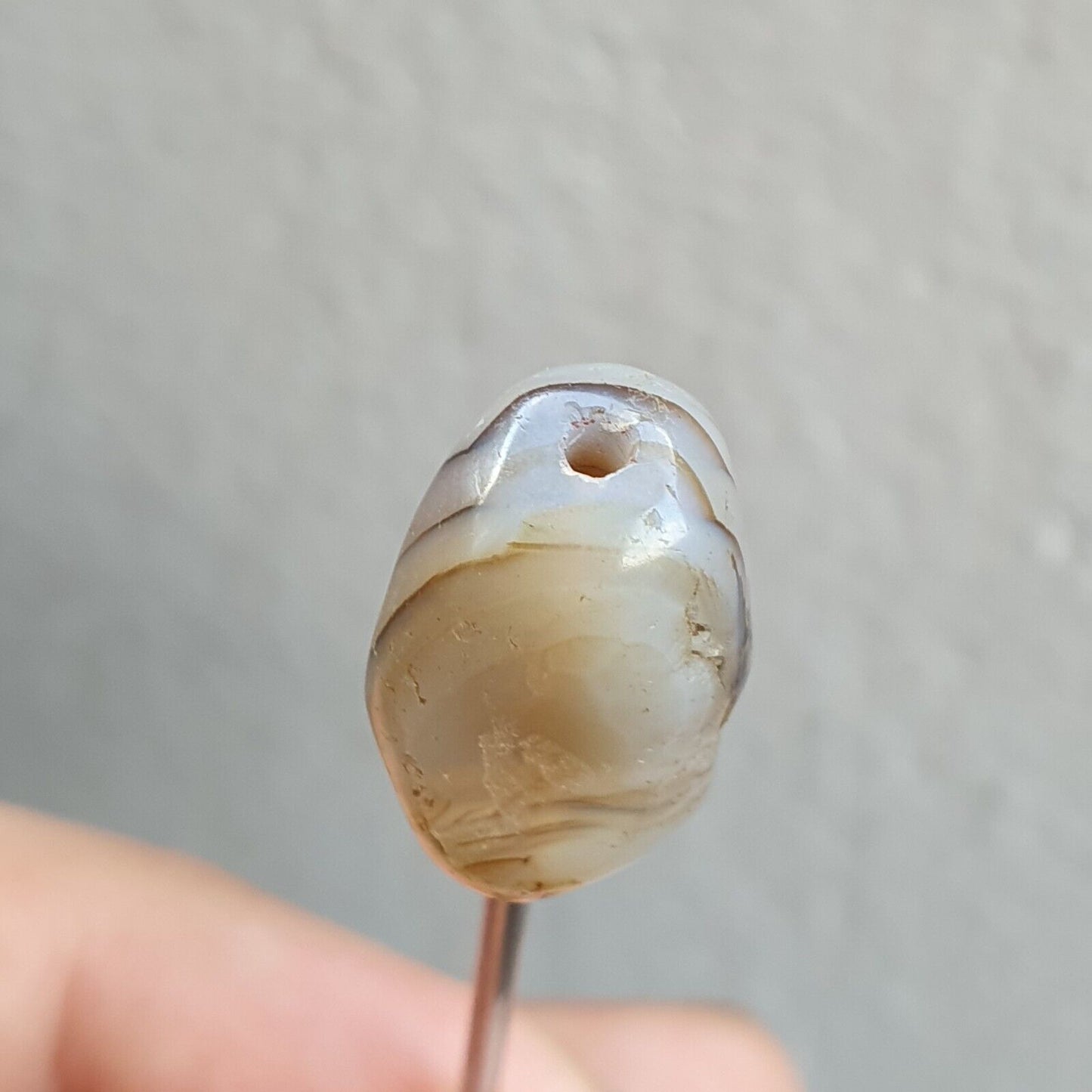來自巴基斯坦的古代呼羅珊古董眼瑪瑙石珠護身符