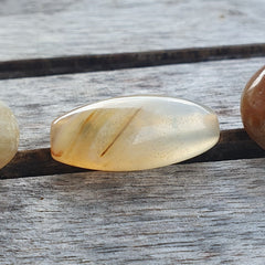 Lot of 3 Antique Ancient INDO Tibetan Himalayan Eye Agate stone Bead Amulet  #19