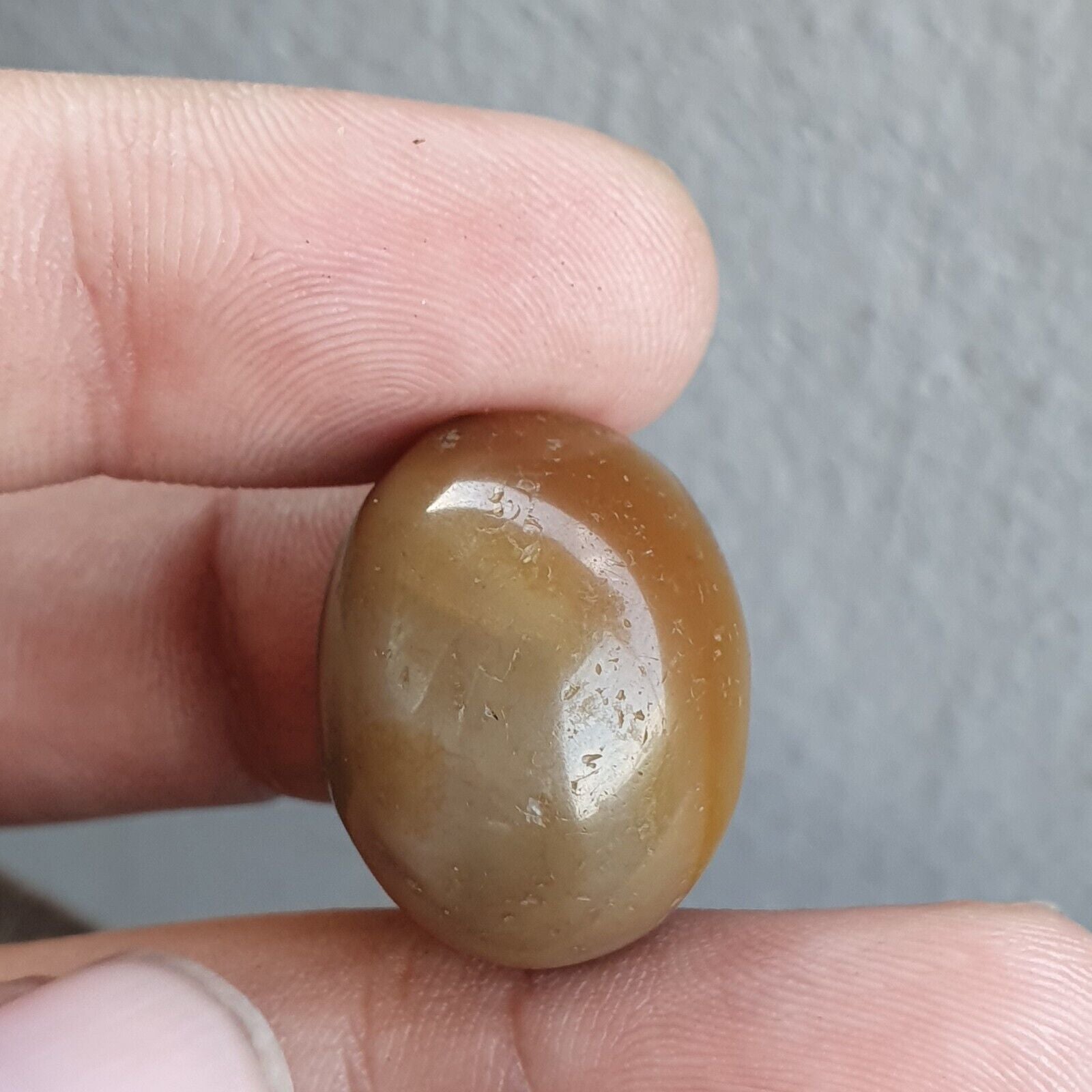 Lot of 3 Antique Ancient INDO Tibetan Himalayan Eye Agate stone Bead Amulet  #19