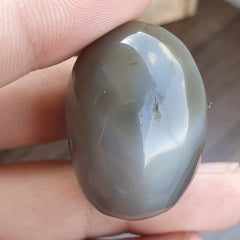 Antiker tibetischer Achat, antikes, seltenes Muster, Achatstein, Perlenamulett Nr. 12