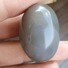 Antiker tibetischer Achat, antikes, seltenes Muster, Achatstein, Perlenamulett Nr. 12