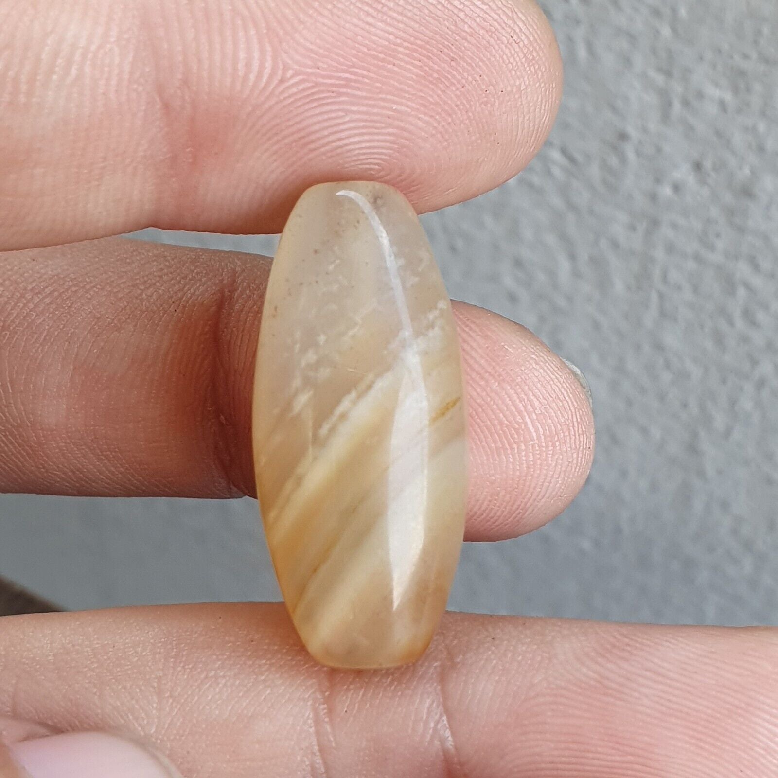 Lot of 3 Antique Ancient INDO Tibetan Himalayan Eye Agate stone Bead Amulet  #19