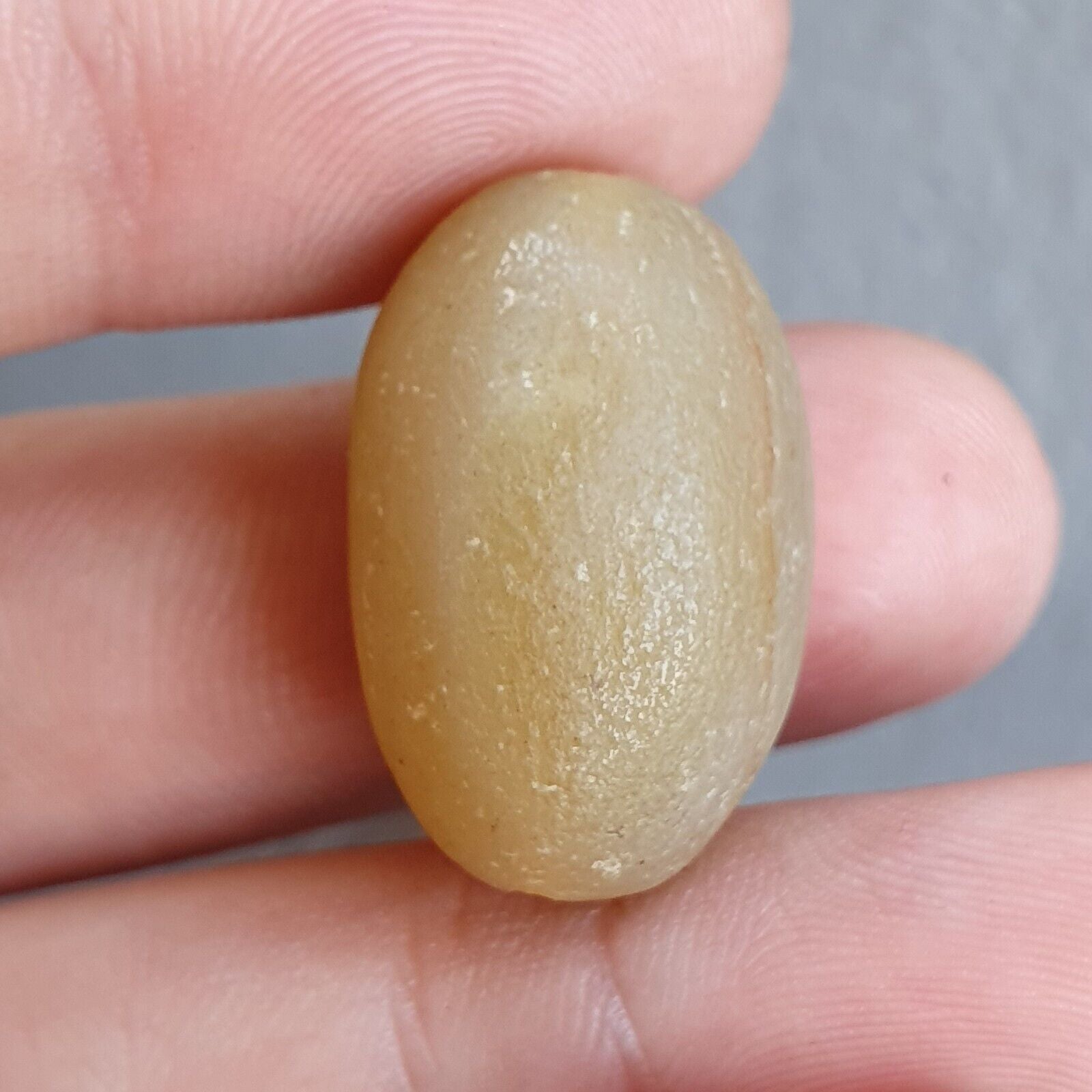 Lot of 3 Antique Ancient INDO Tibetan Himalayan Eye Agate stone Bead Amulet  #19