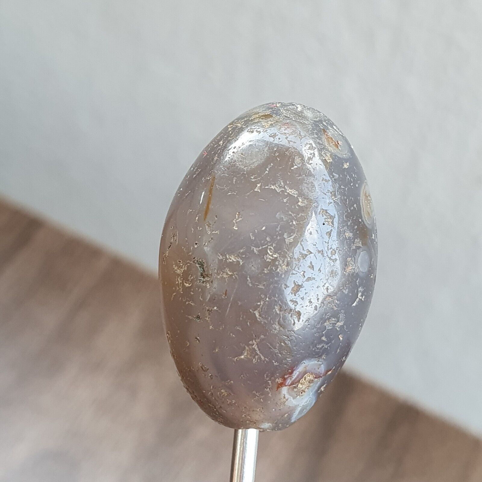 Antique Ancient INDO Himalaya Agate stone Bead Amulet 1000+ Years Old #13