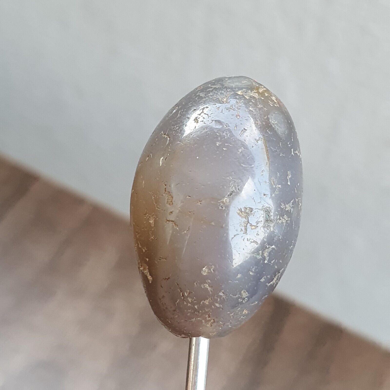 Antique Ancient INDO Himalaya Agate stone Bead Amulet 1000+ Years Old #13