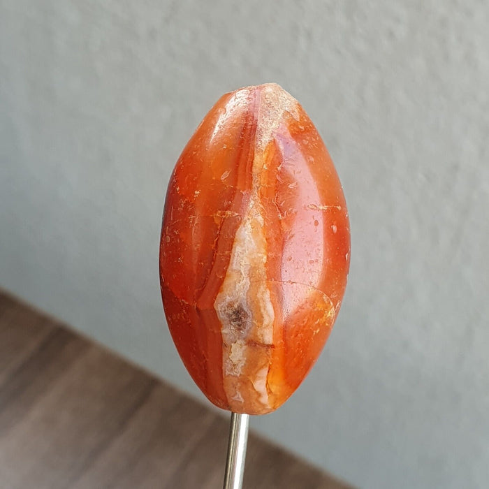 Ancient Red Agate Antique Eye Agate Stone Bead Amulet #11