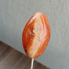 Ancient Red Agate  Antique eye agate stone Bead Amulet #11