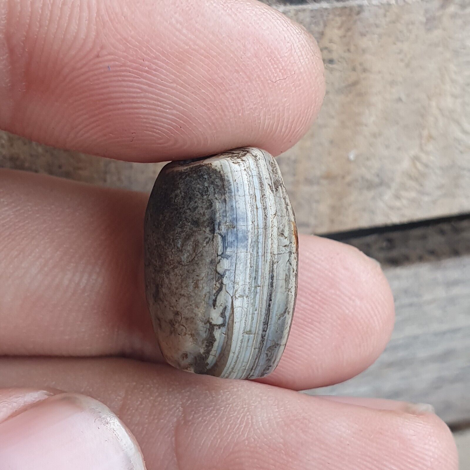 Ancient Khorasan Antique eye agate stone Bead Amulet From Pakistan