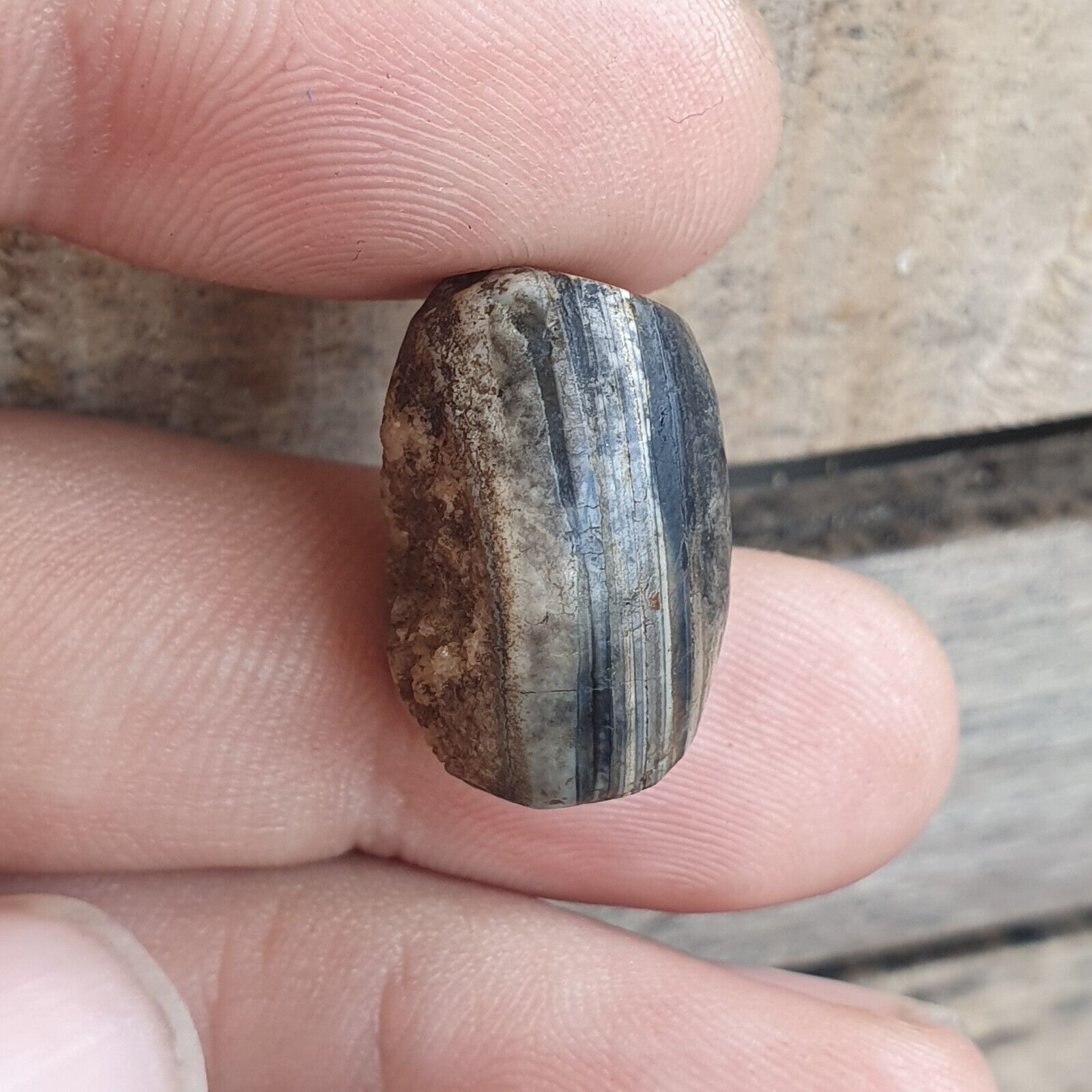 Ancient Khorasan Antique eye agate stone Bead Amulet From Pakistan