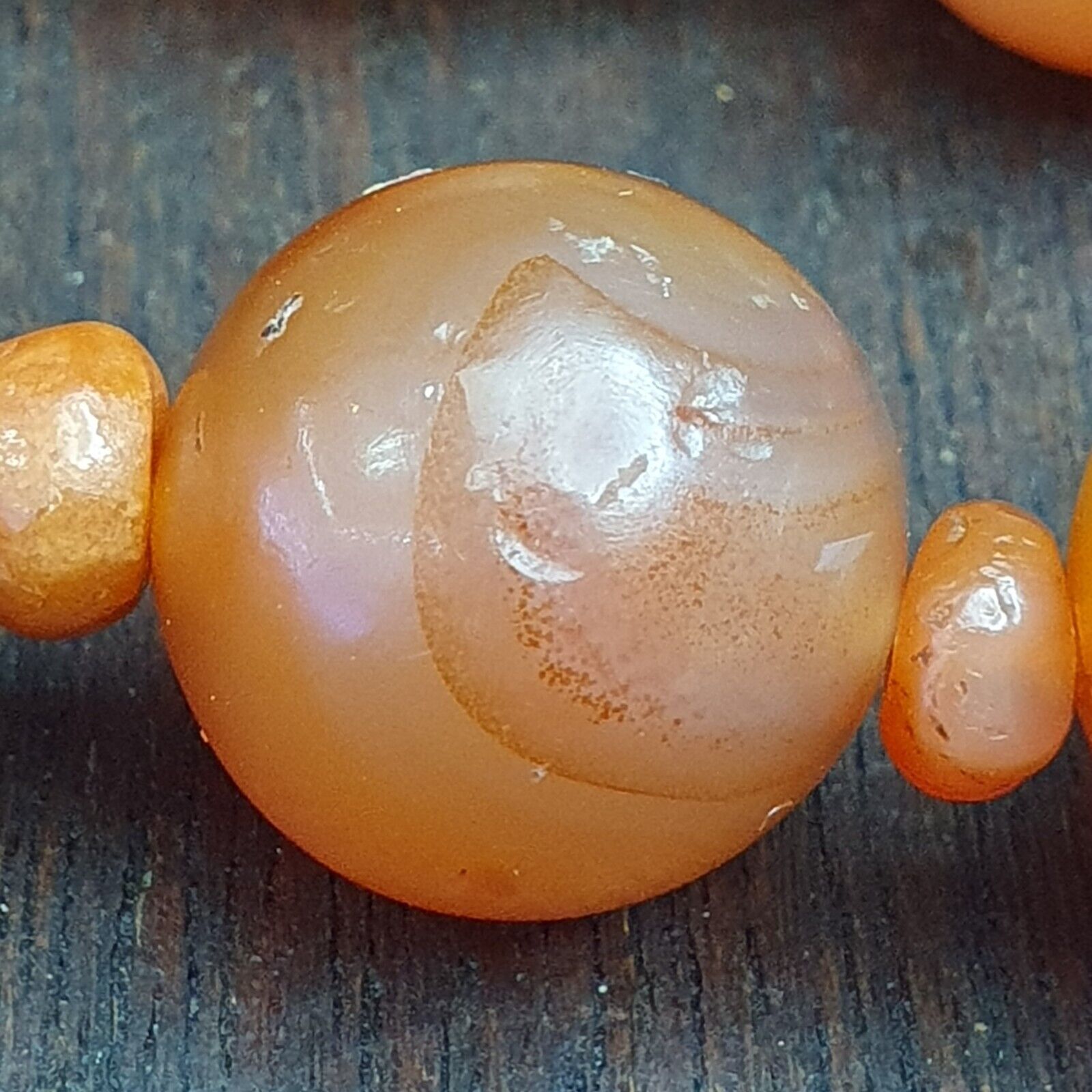 Lot Of Old Ancient Persian Carnelian Beads Agate Jewelry 1000+ years Old