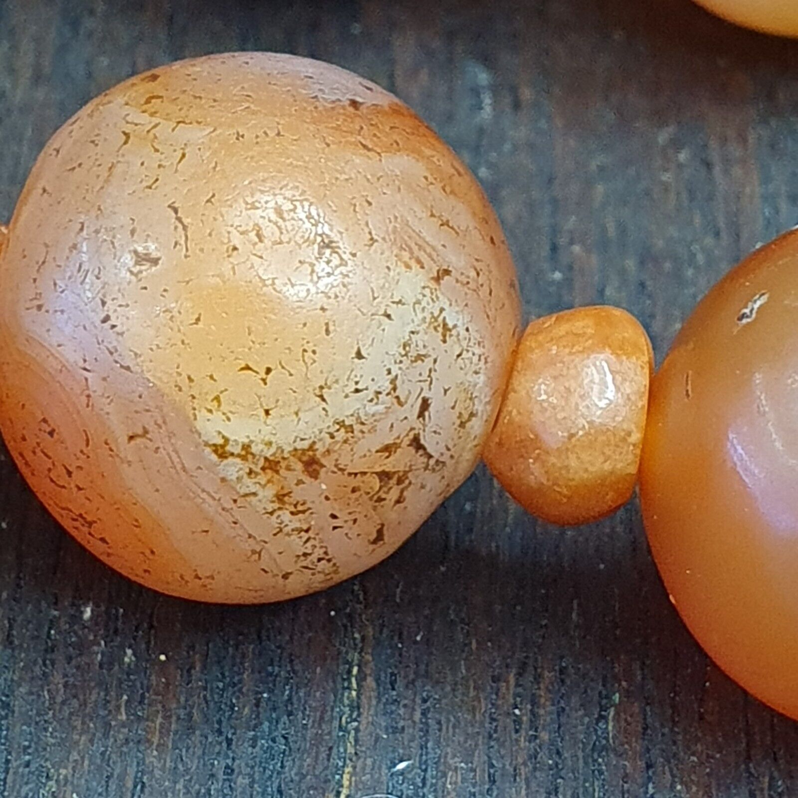 Lot Of Old Ancient Persian Carnelian Beads Agate Jewelry 1000+ years Old