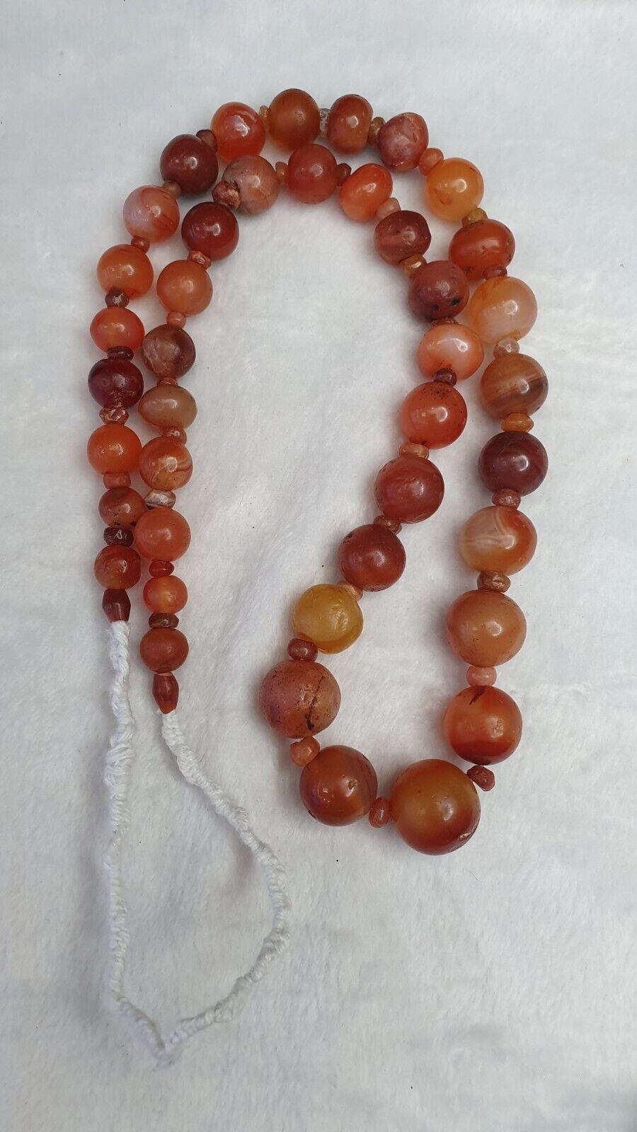 Lot Of Old Ancient Persian Carnelian Beads Agate Jewelry 1000+ years Old
