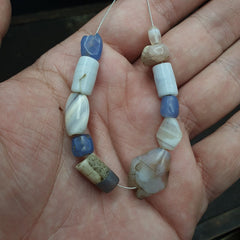 OLD BEAD Dzi Himalayan Afghani Persian Antique Agate Ancient Jewelry Antiquities