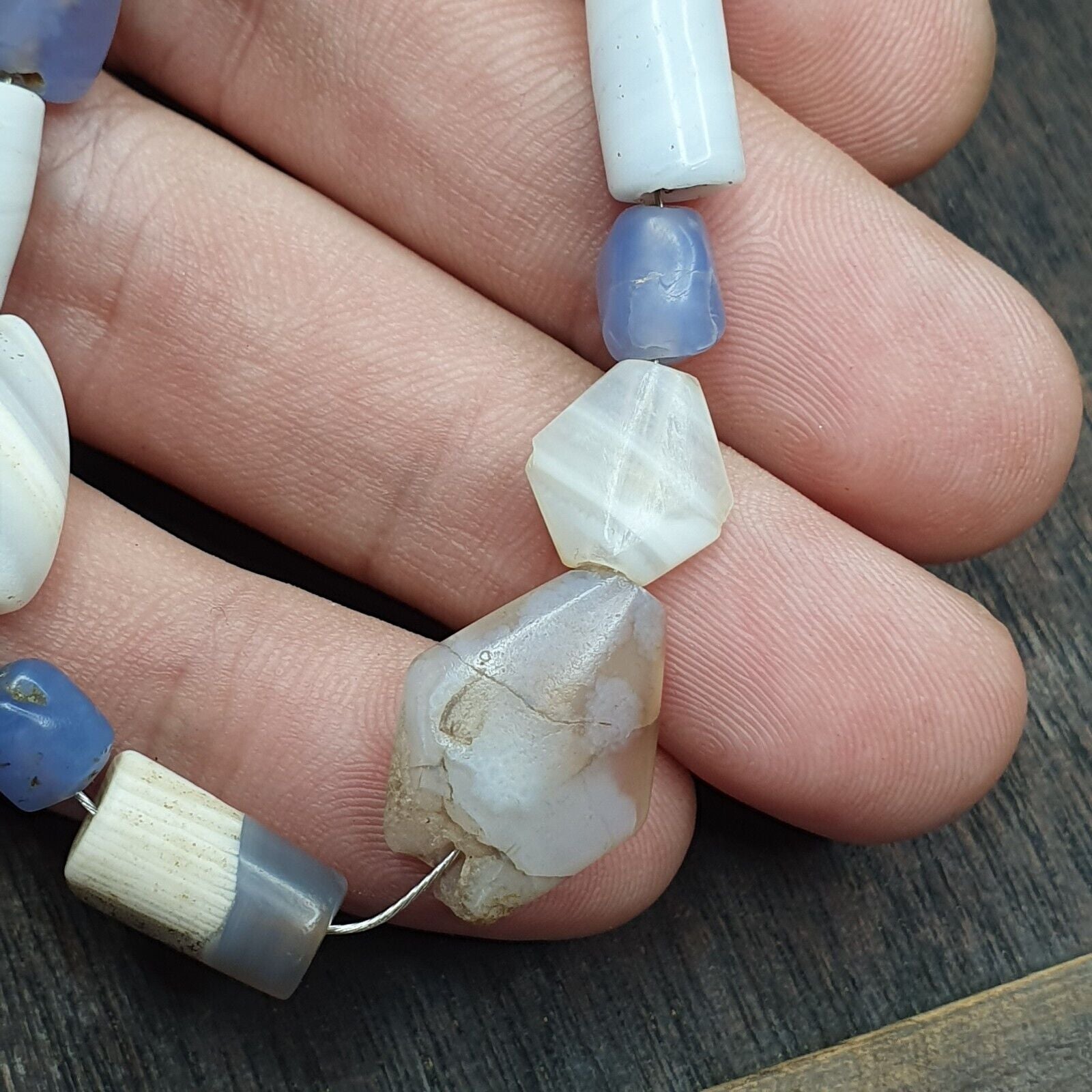 OLD BEAD Dzi Himalayan Afghani Persian Antique Agate Ancient Jewelry Antiquities