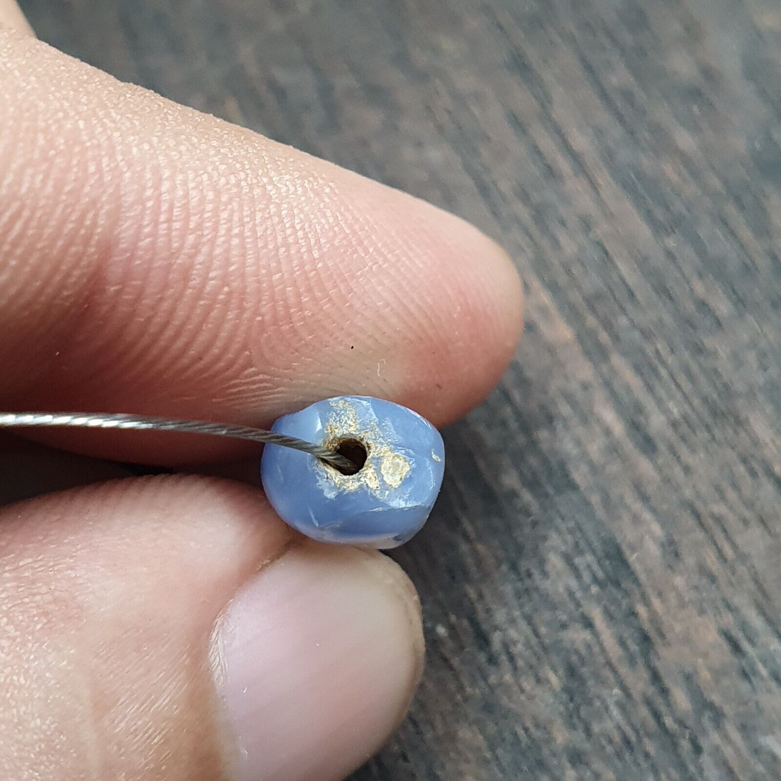 OLD BEAD Dzi Himalayan Afghani Persian Antique Agate Ancient Jewelry Antiquities