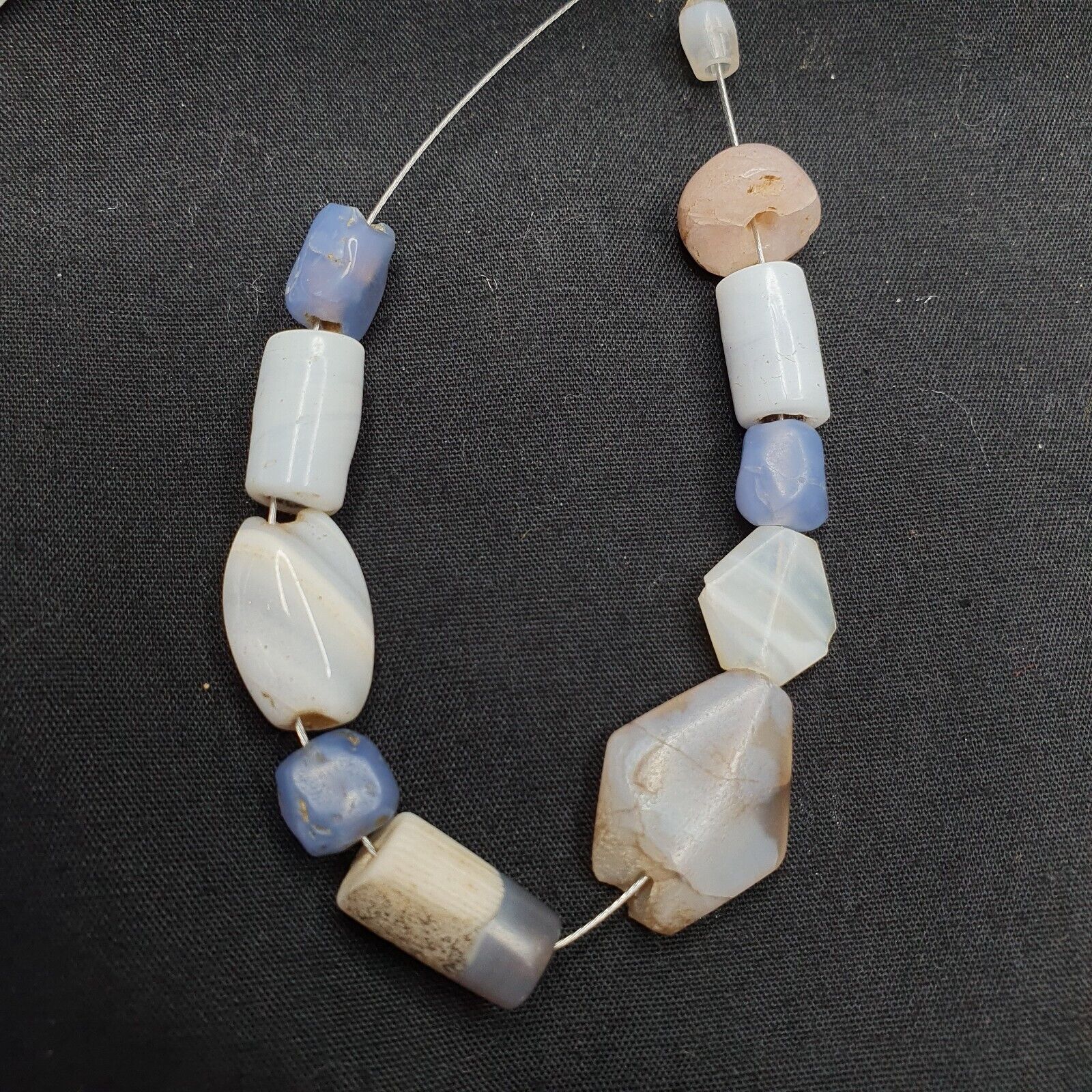 OLD BEAD Dzi Himalayan Afghani Persian Antique Agate Ancient Jewelry Antiquities