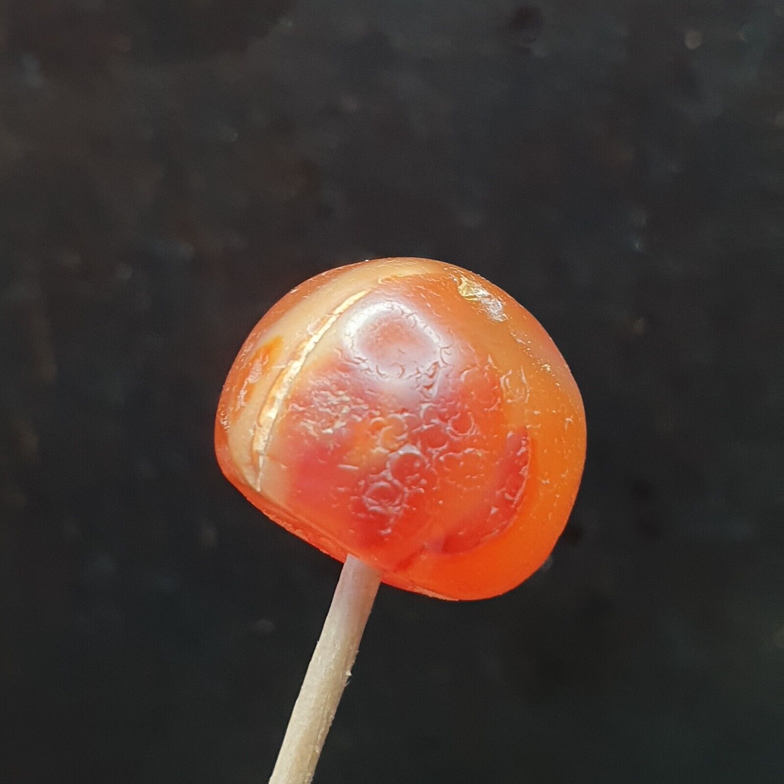 ANCIENT RARE PERSIAN SASSANIAN CARNELIAN AGATE  BEAD
