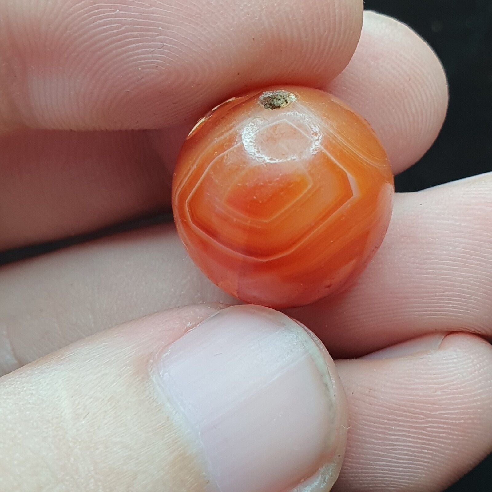 ANCIENT RARE PERSIAN SASSANIAN Eye Bead CARNELIAN AGATE  BEAD