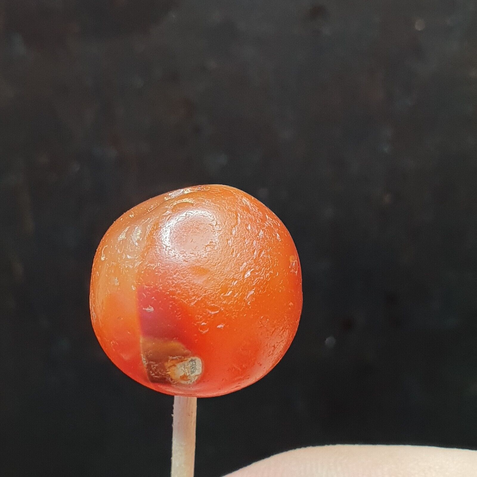 ANCIENT RARE PERSIAN SASSANIAN CARNELIAN AGATE  BEAD