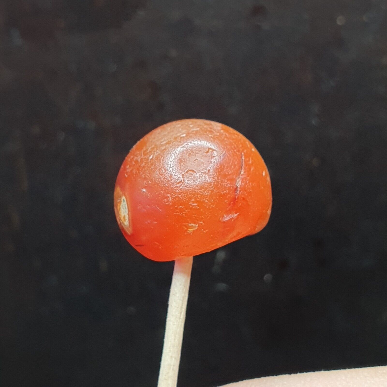 ANCIENT RARE PERSIAN SASSANIAN CARNELIAN AGATE  BEAD