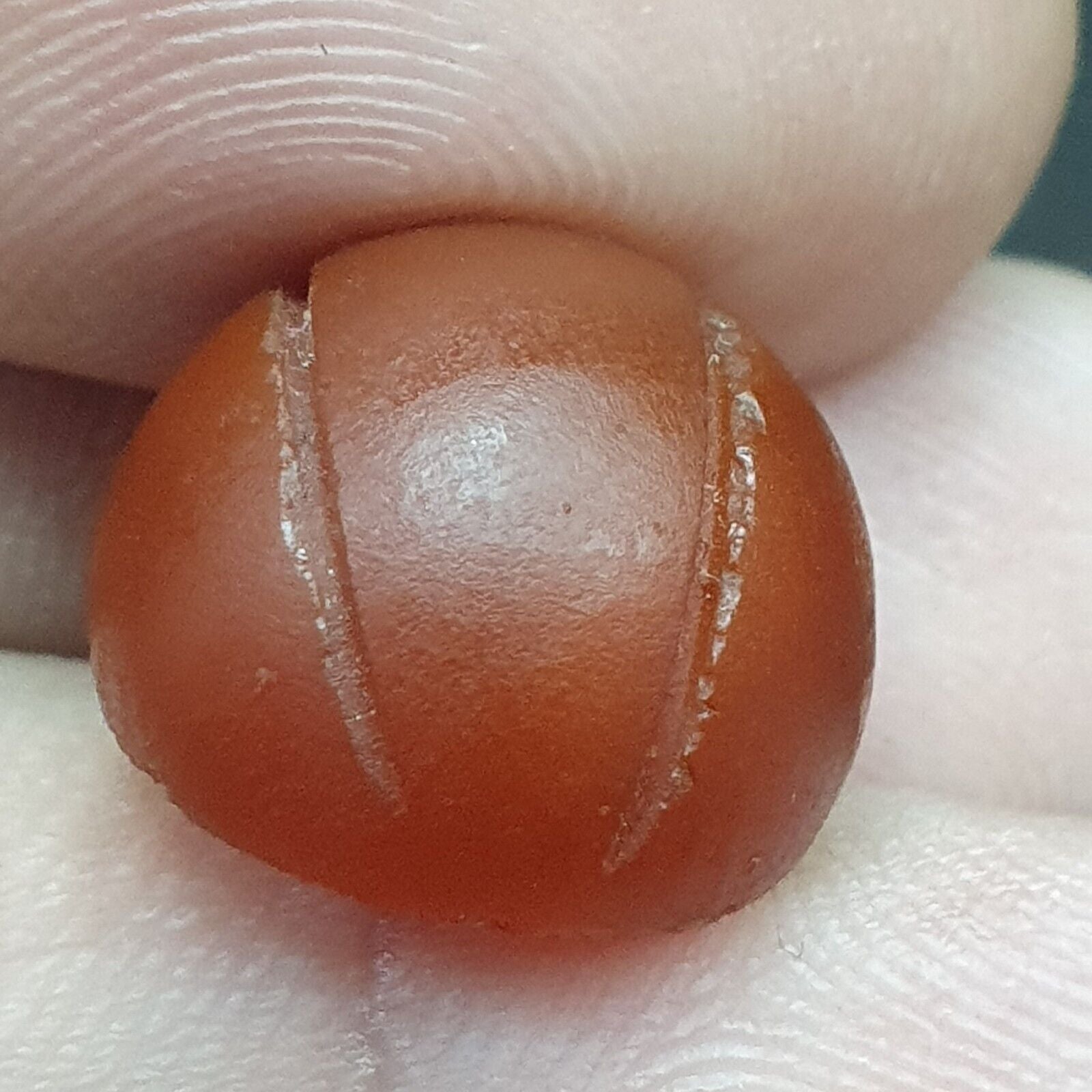 WORLD CLASS AGATE SEAL BEAD " KING, Human " PATTERN