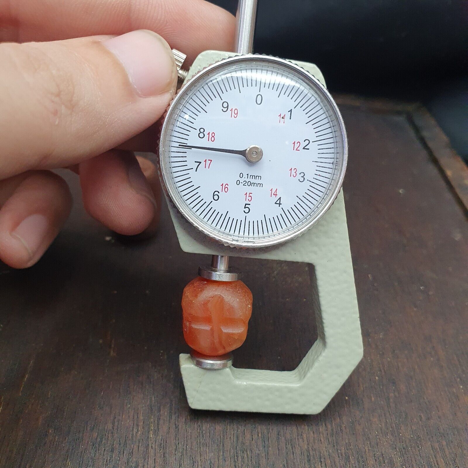 Genuine Ancient Agate Stamp Seal Intaglio Signet,Sassanian Engraved Pendant Bead