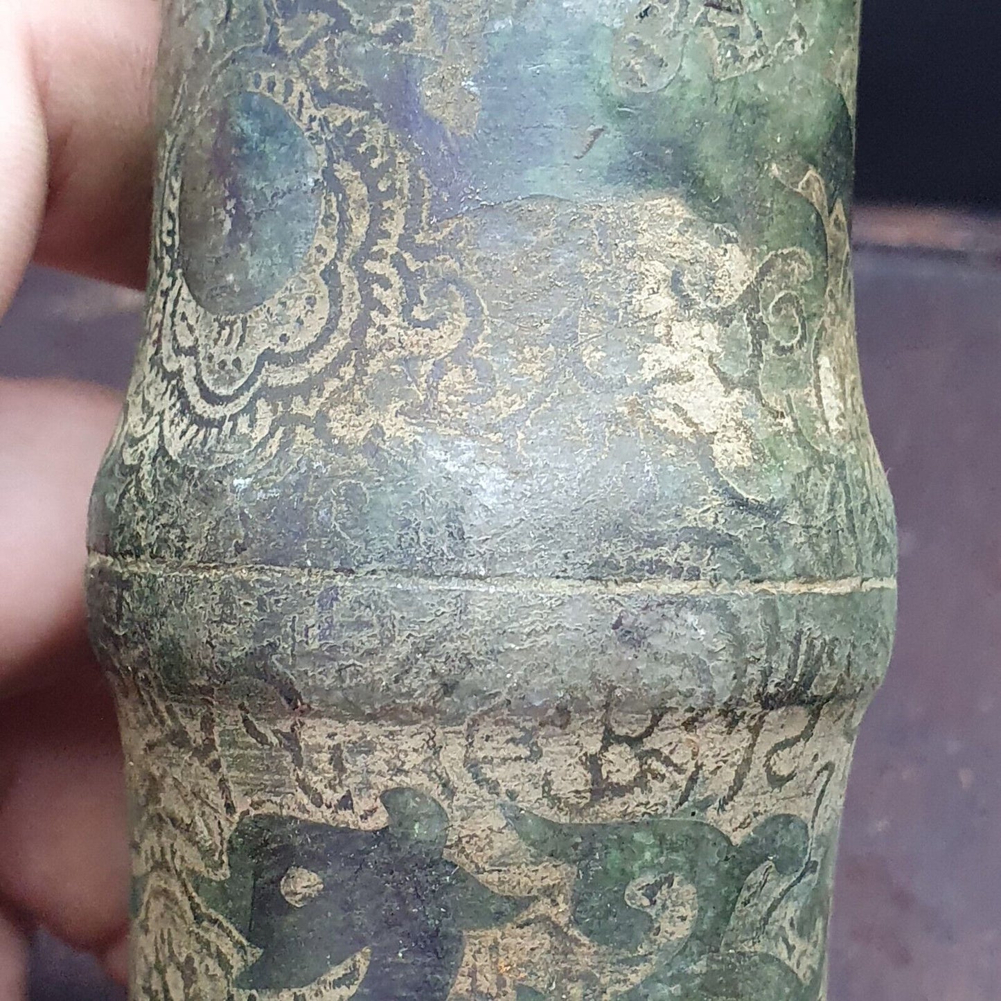 GESCHNITZT MIT DRACHEN-DEKORATION, ALTE CHINESISCHE ANTIKE, JADE-SCHNUPFFLASCHE,