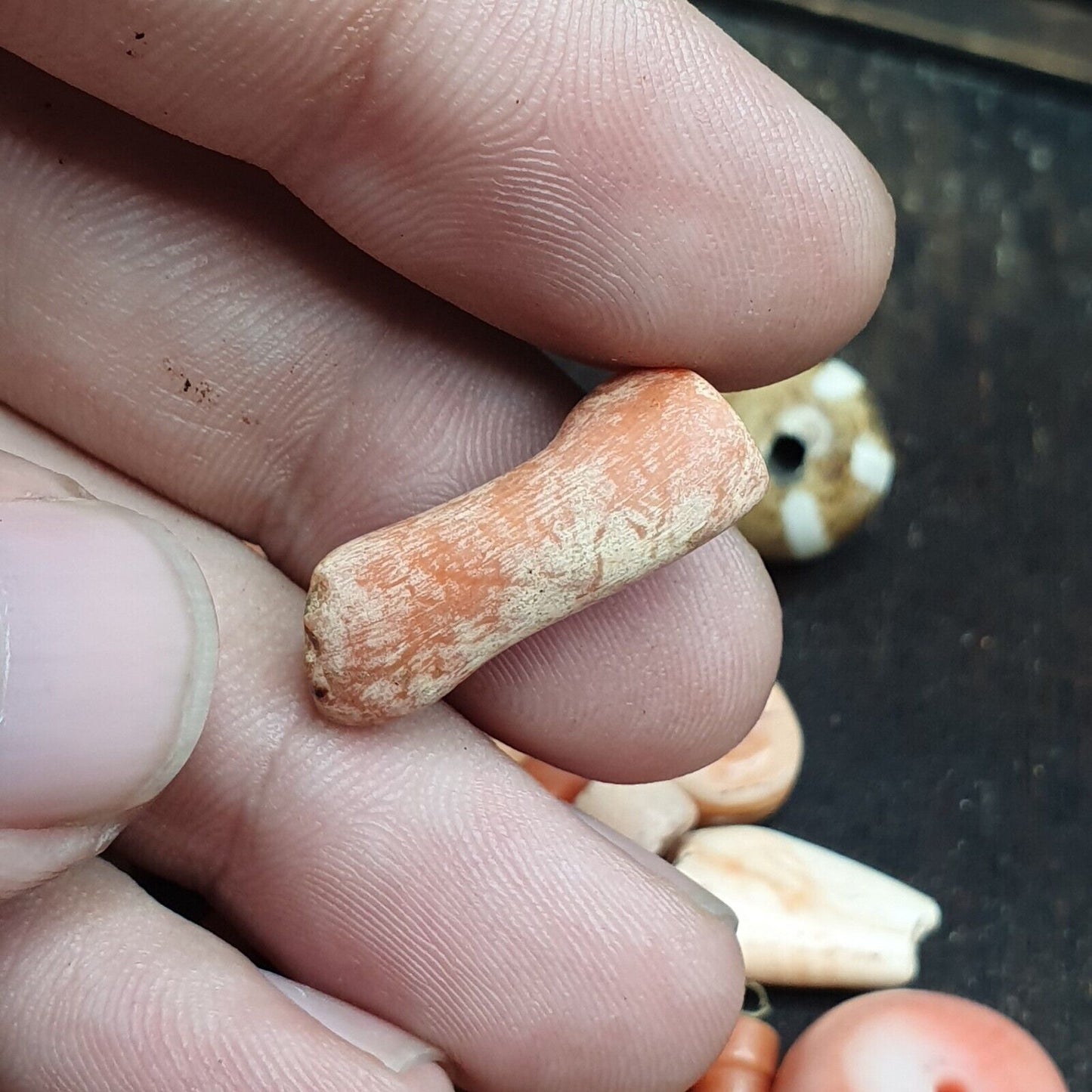 珊瑚珠批量古董 95 克天然珊瑚珠珊瑚項鍊