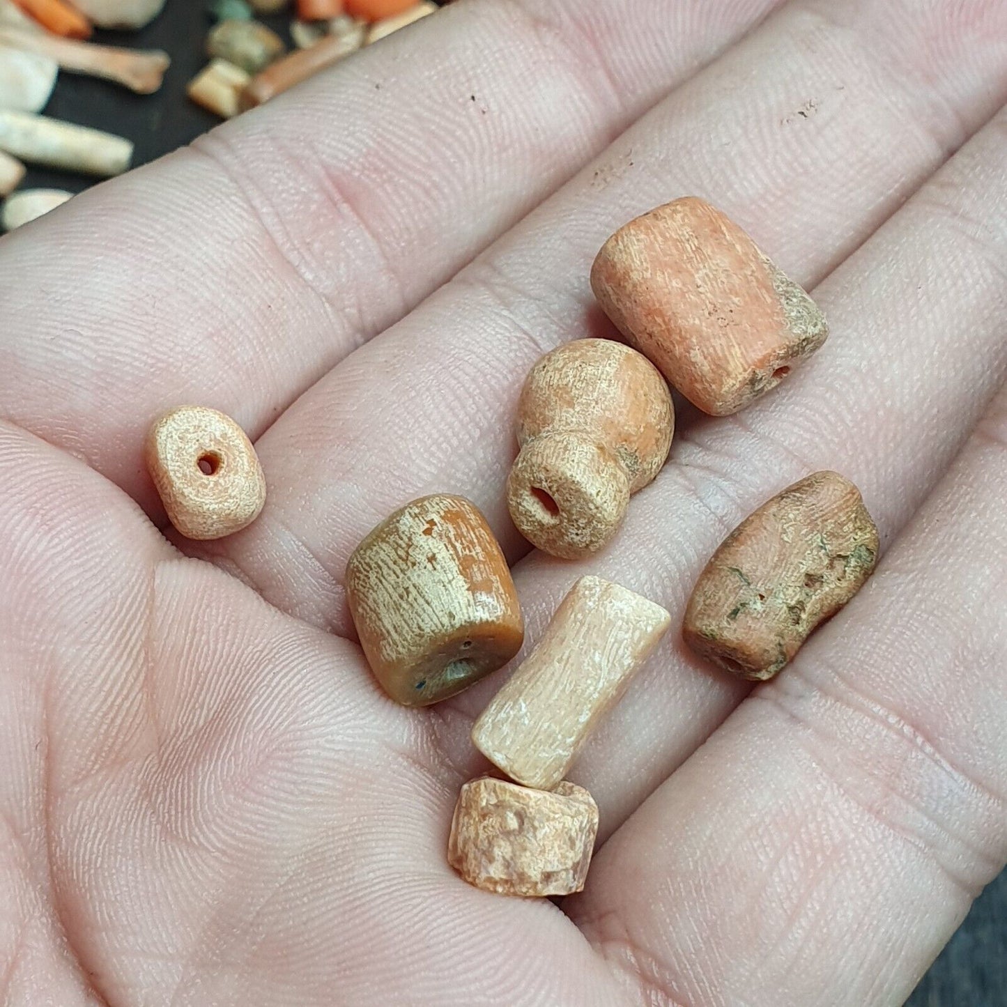 珊瑚珠批量古董 95 克天然珊瑚珠珊瑚項鍊