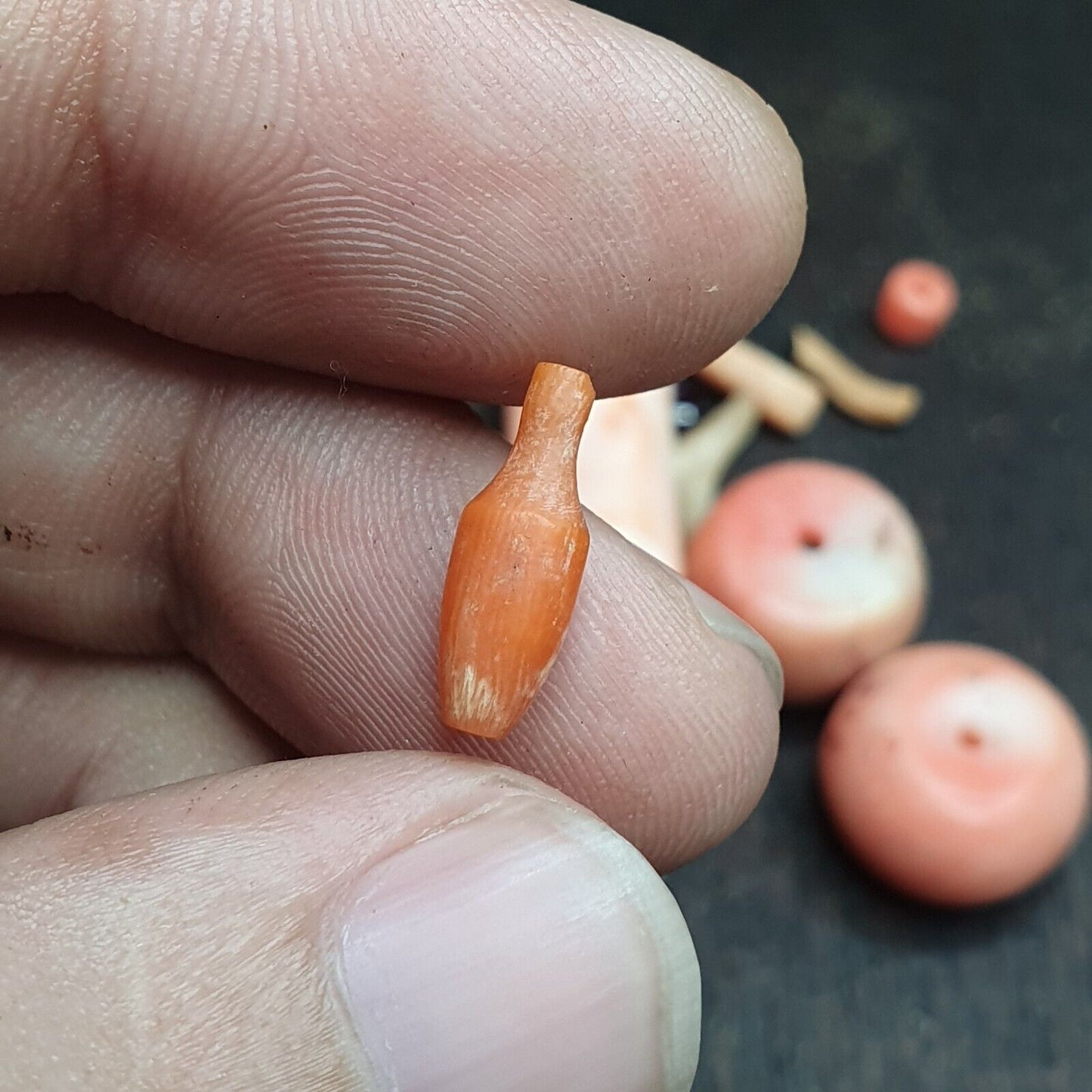 珊瑚珠批量古董 95 克天然珊瑚珠珊瑚項鍊