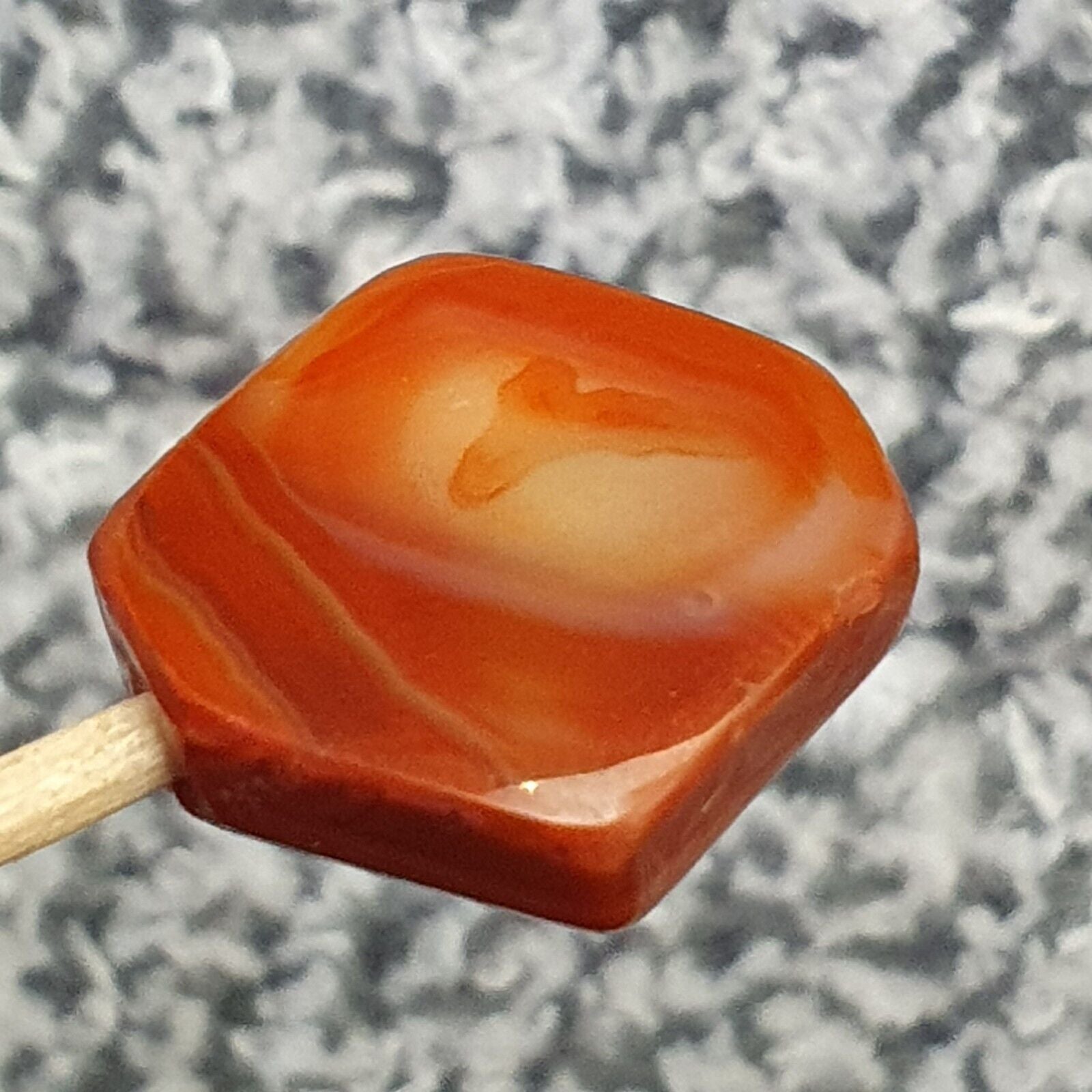 Antique Ancient Old Himalayan Indo Tibetan African AGATE Bead