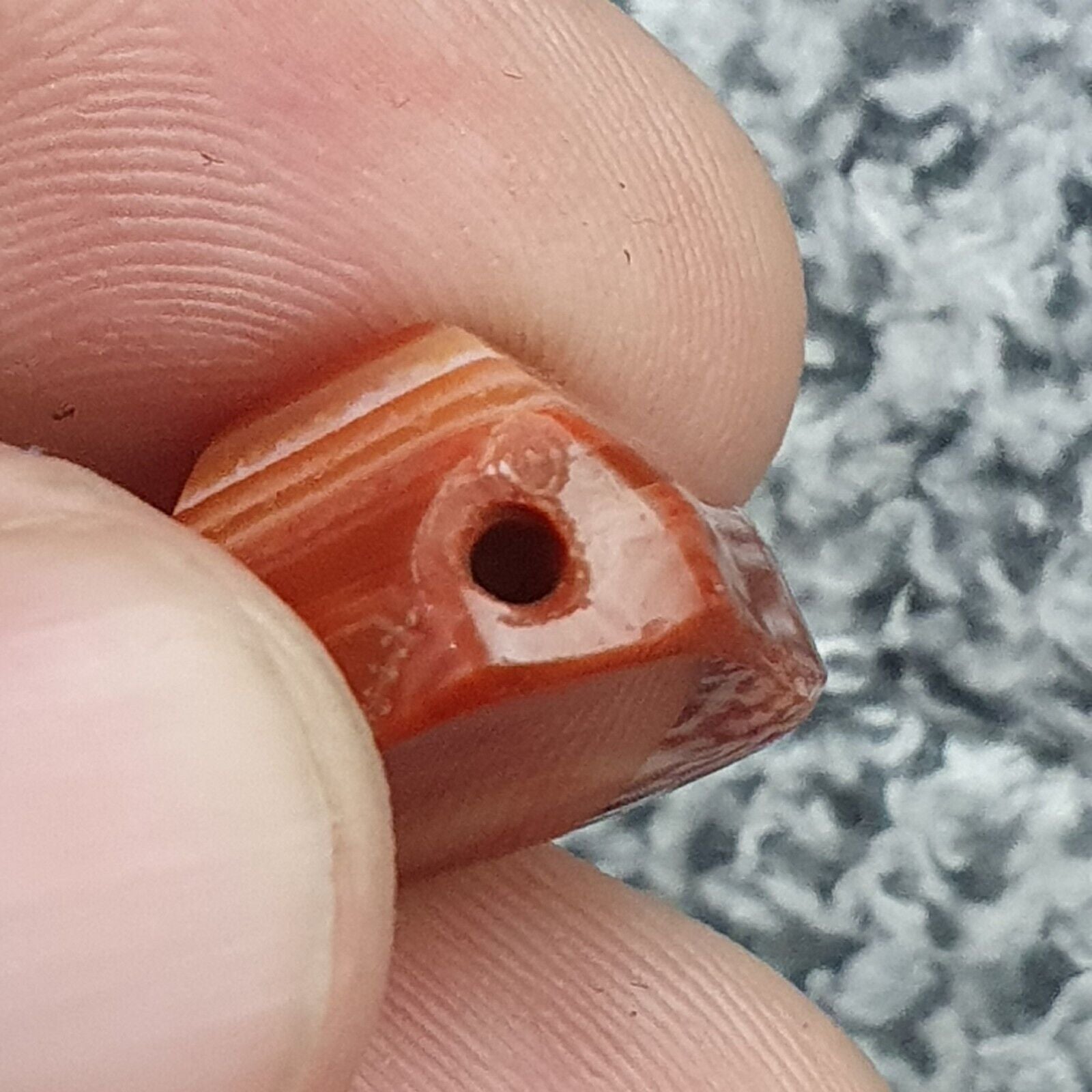 Antique Ancient Old Himalayan Indo Tibetan African AGATE Bead