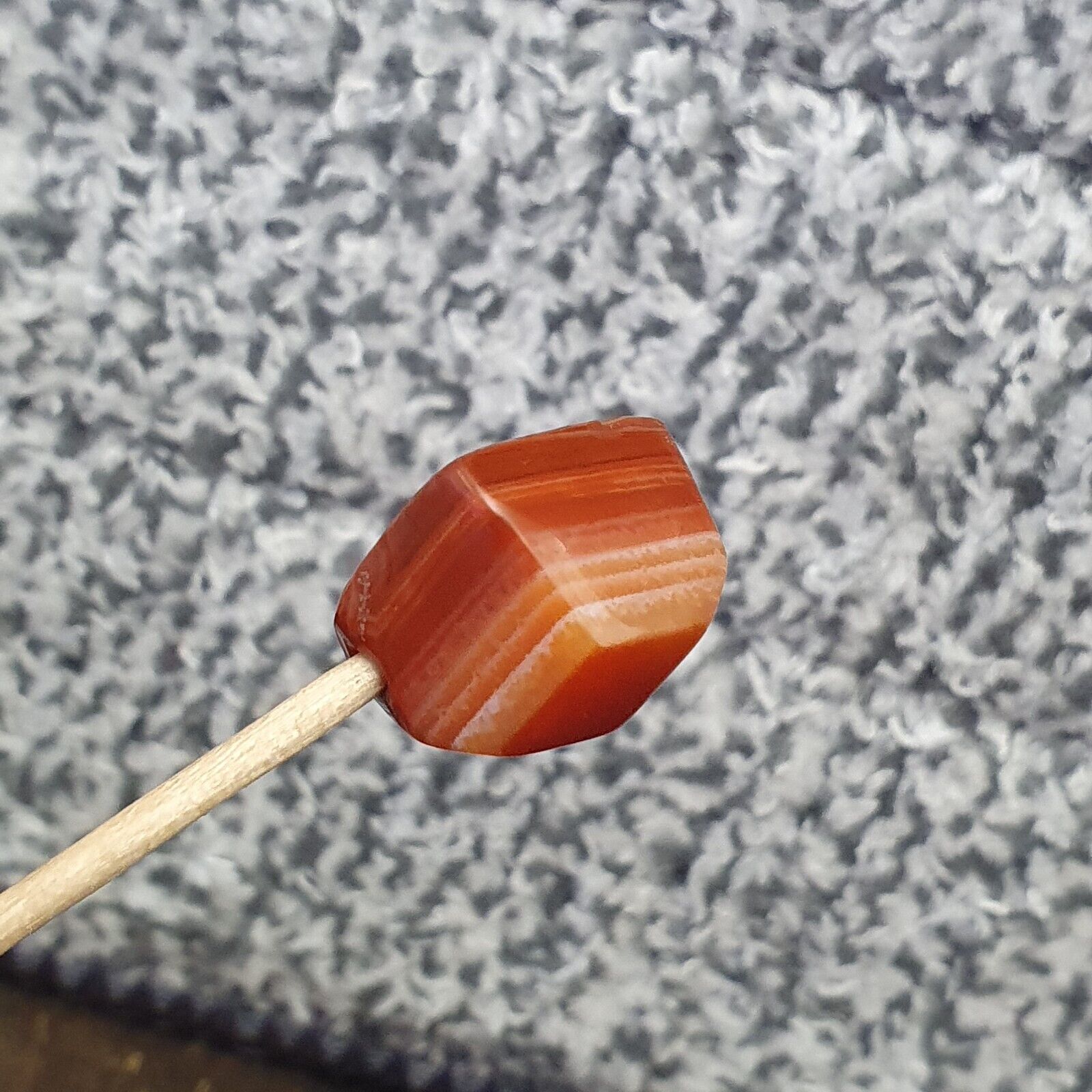 Antique Ancient Old Himalayan Indo Tibetan African AGATE Bead