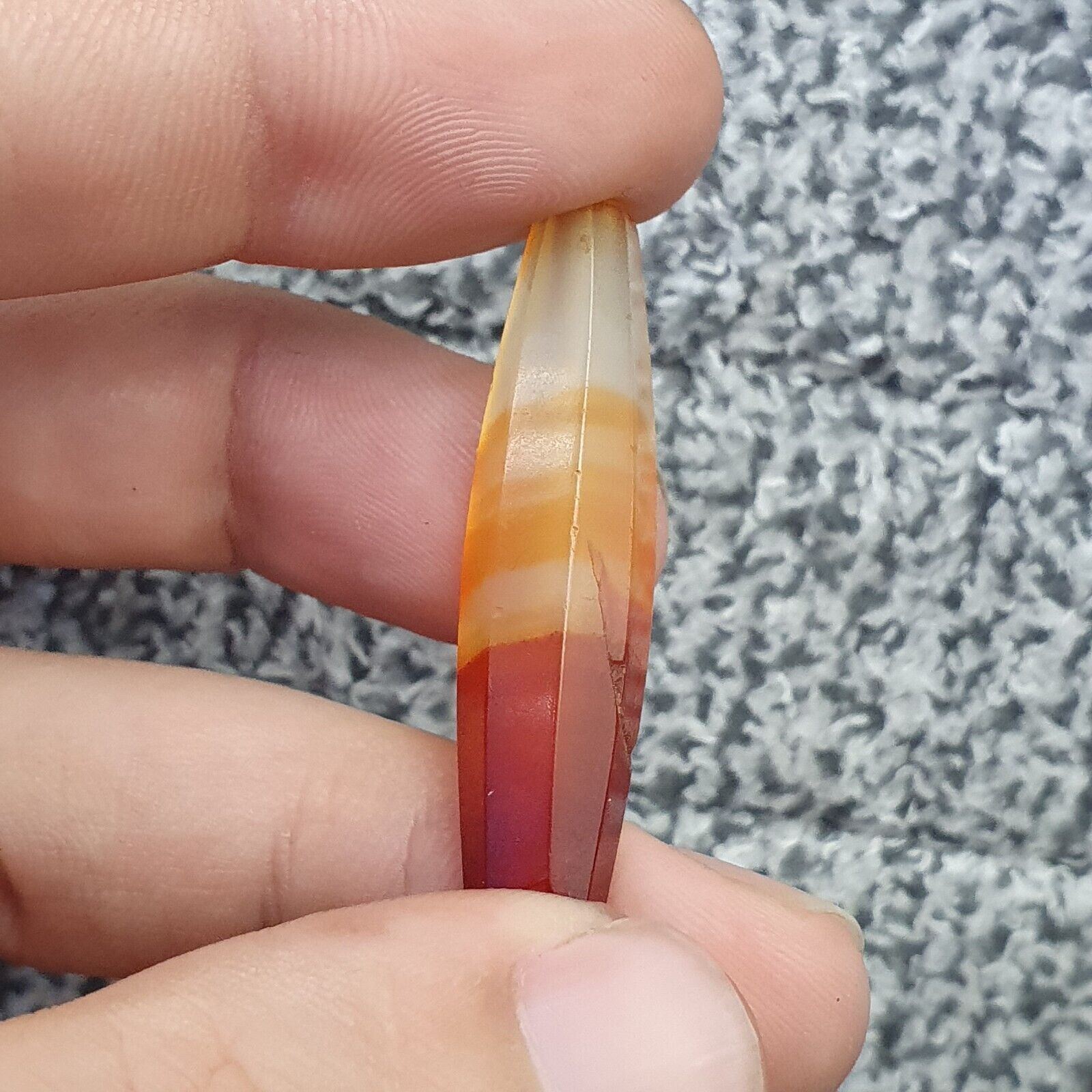 Antique Ancient Old Himalayan Indo Tibetan African AGATE Bead