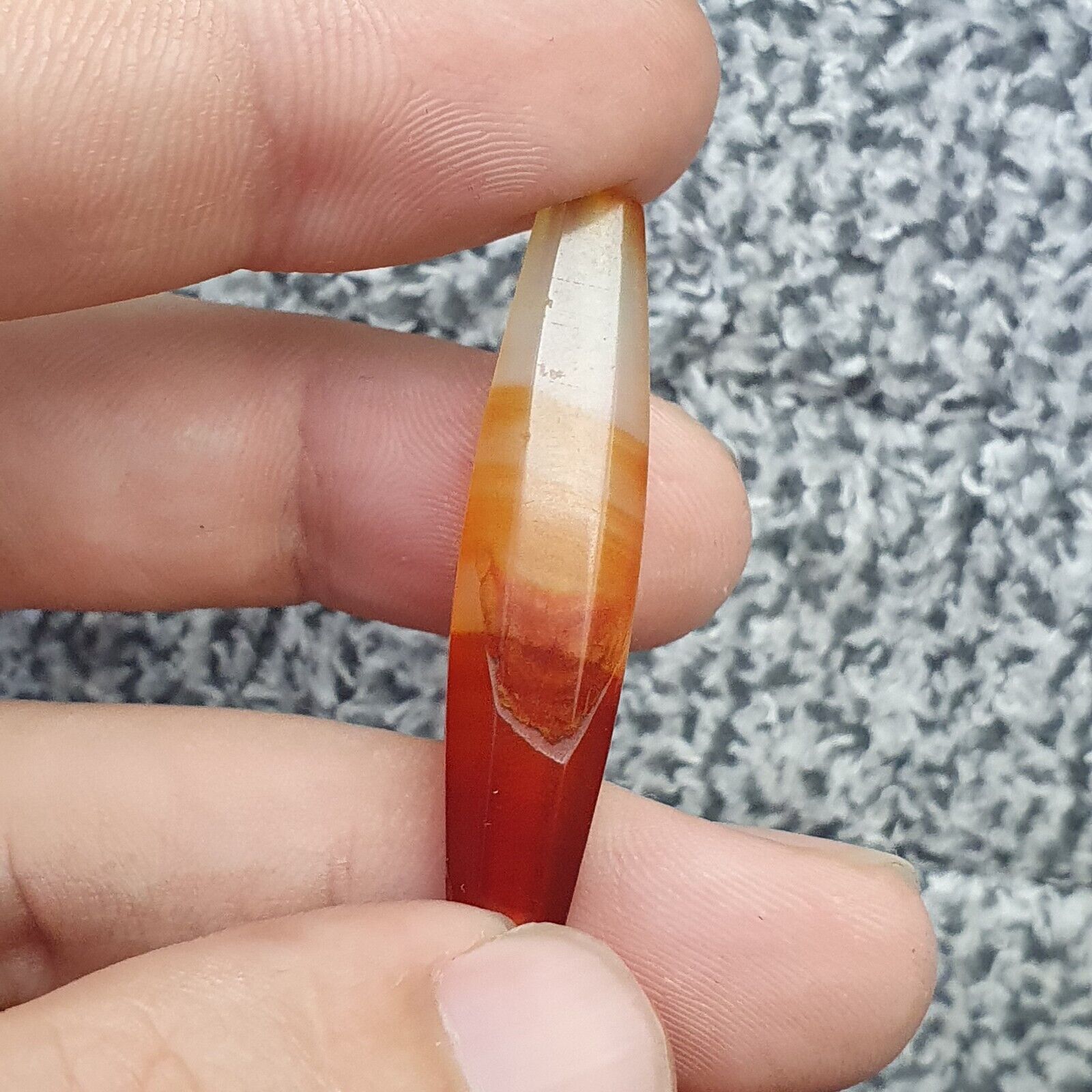 Antique Ancient Old Himalayan Indo Tibetan African AGATE Bead