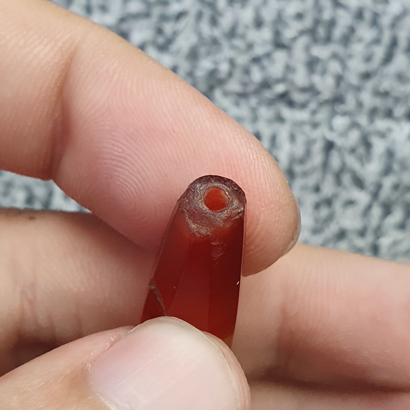 Antique Ancient Old Himalayan Indo Tibetan African AGATE Bead
