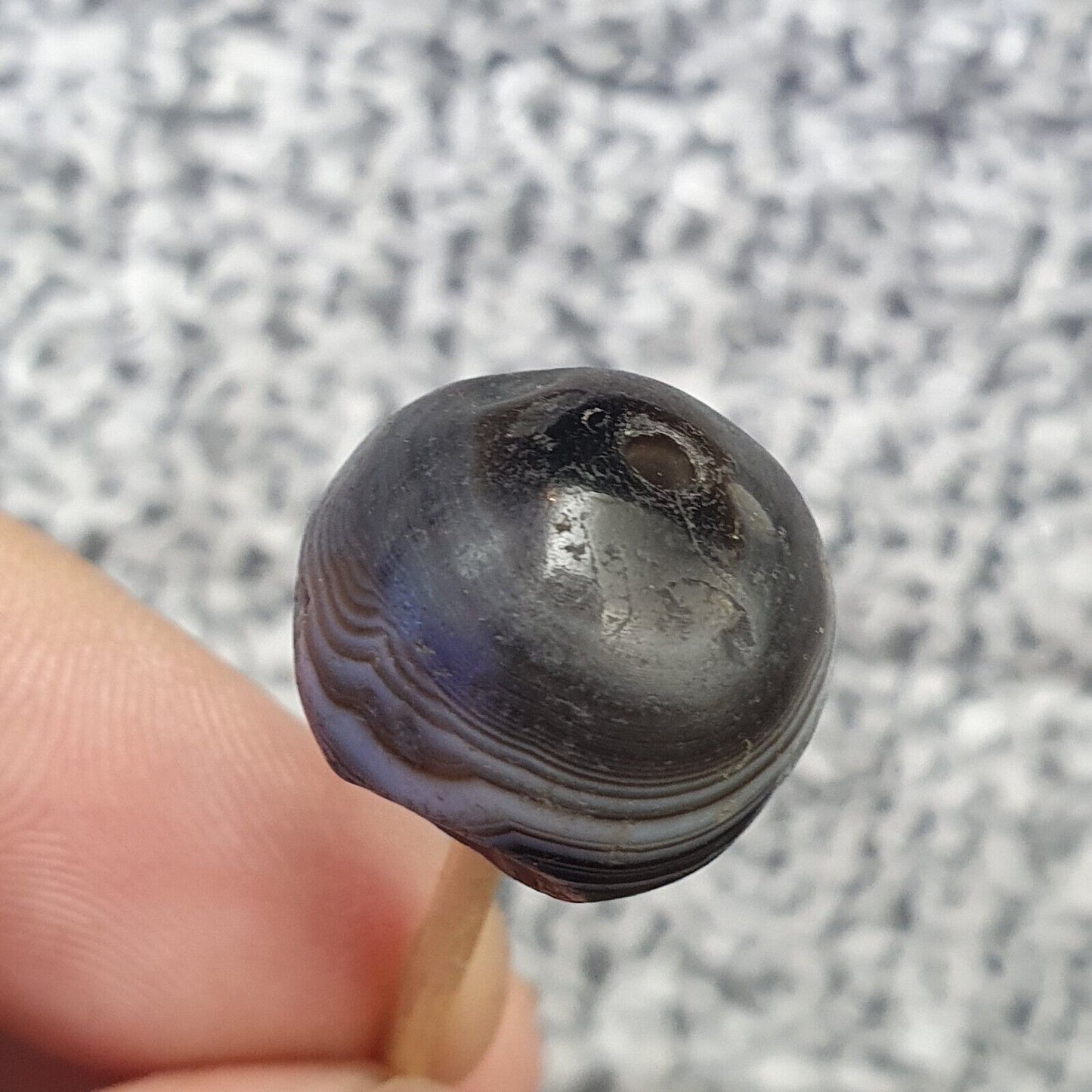 Antike alte alte Himalaya-Indo-Tibetische ACHAT-Perle