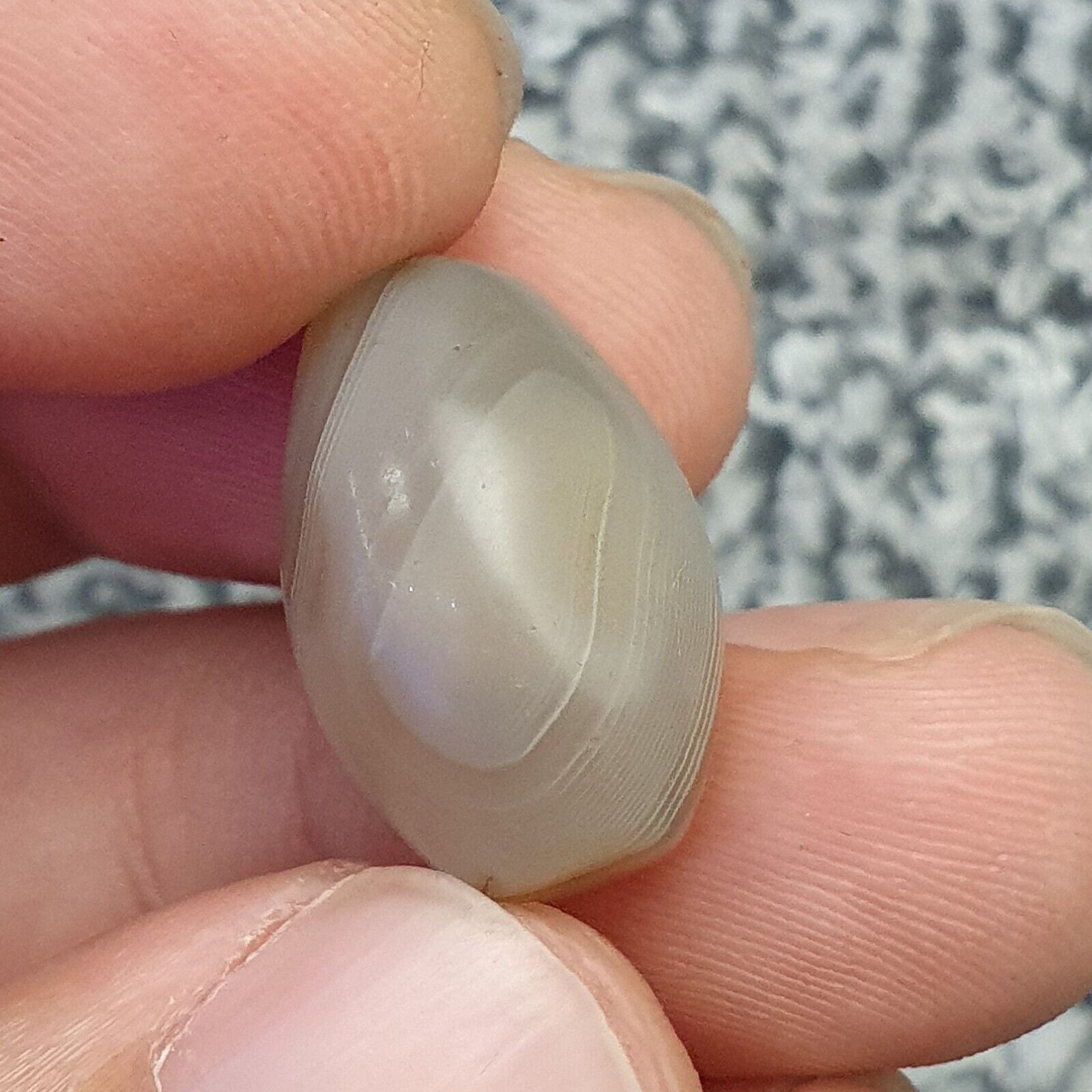 Genuine Ancient Yemeni Agate Chung Agate Dzi Bead no hole Haqeeq Amulet
