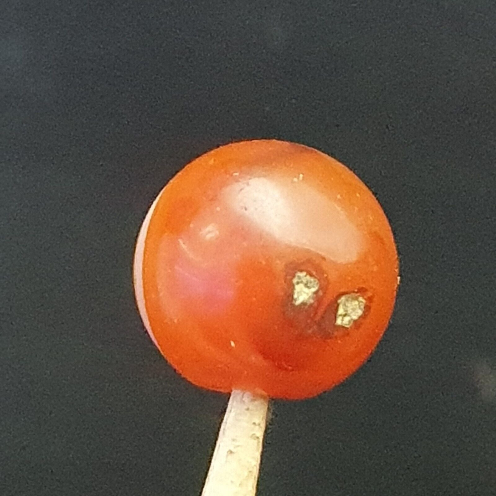 Antique old Middle Eastern Old YEMENI Eye carnelian Agate bead Amulet