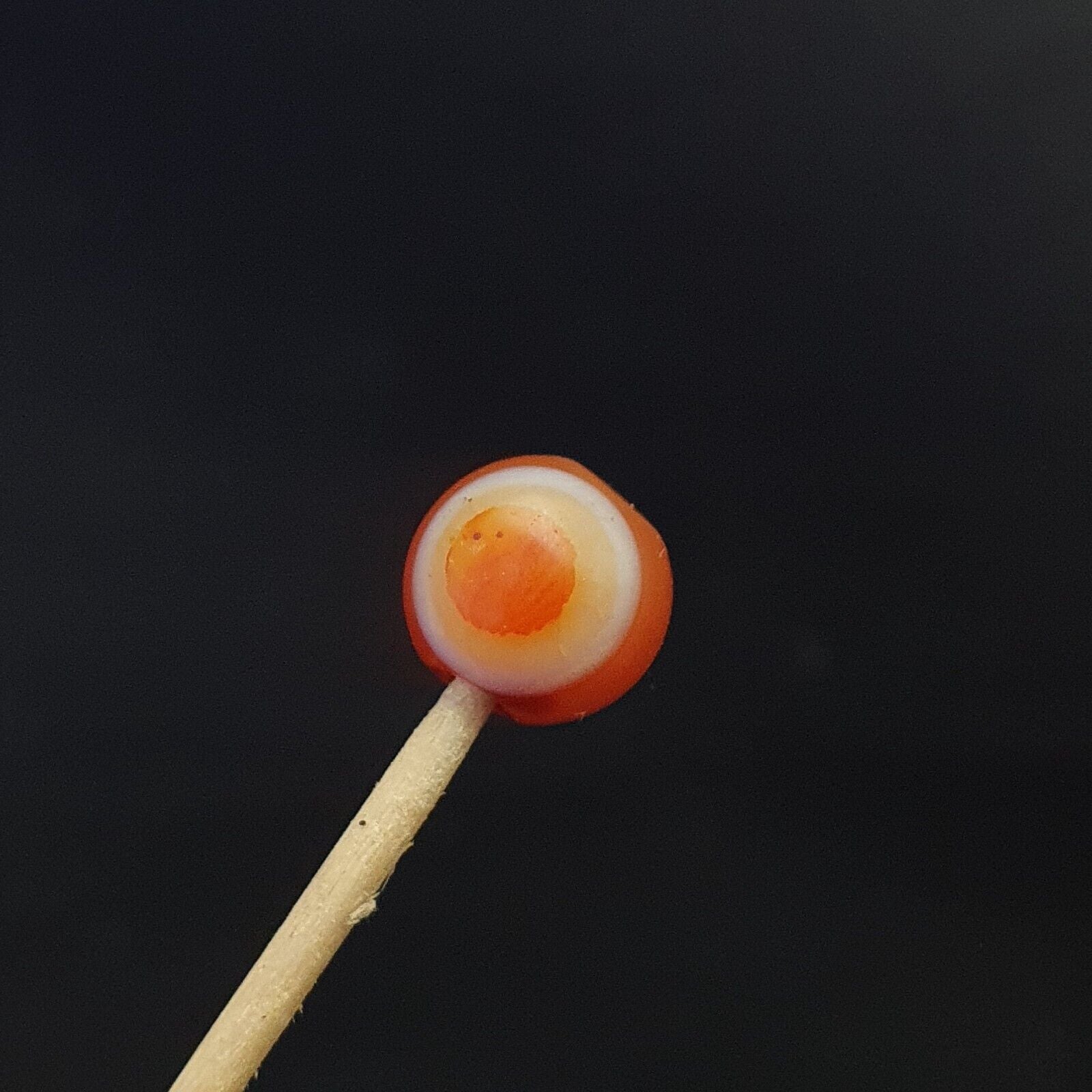 Antique old Middle Eastern Old YEMENI Eye carnelian Agate bead Amulet