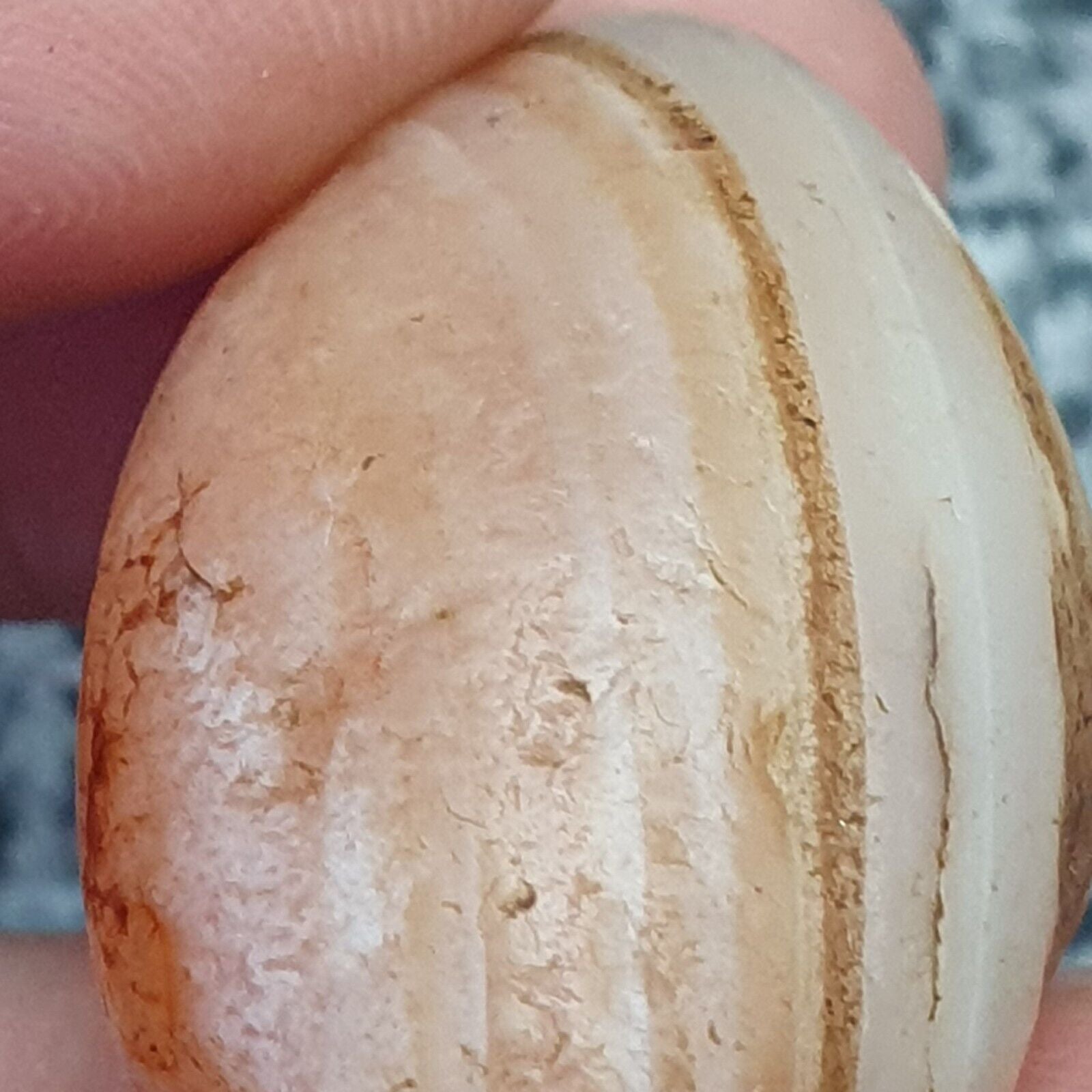 Antique old Middle Eastern Old Agate Stone Eye bead Amulet