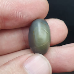 Ancient Tibetan Luk Mik Dzi Banded Agate Eye Bead in Perfect Condition