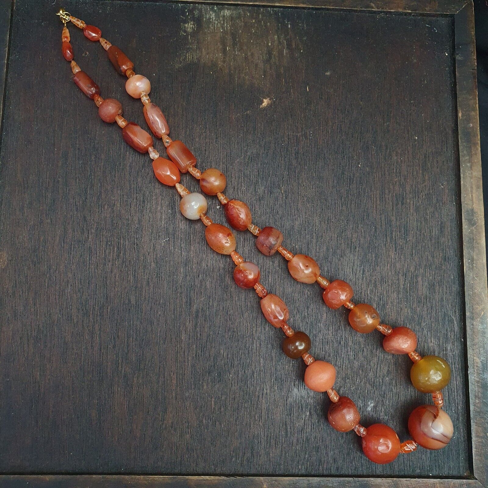 Old Ancient Persian Himalayan Carnelian Beads Agate Jewelry necklace