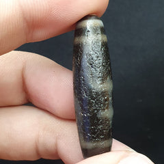 Himalayan Indo Tibetan Beautiful Agate 5 eyes Pattern Dzi Amulet Bead