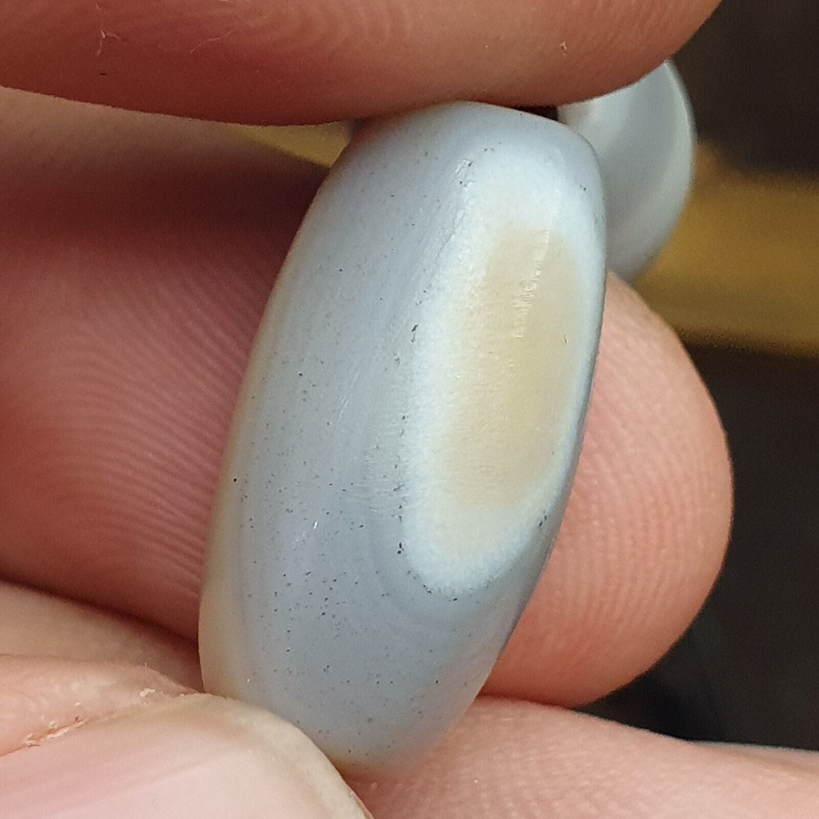 Antique Ancient Persian Himalayan Chalcedony Agate Beads Strand Amulet #NC 1116