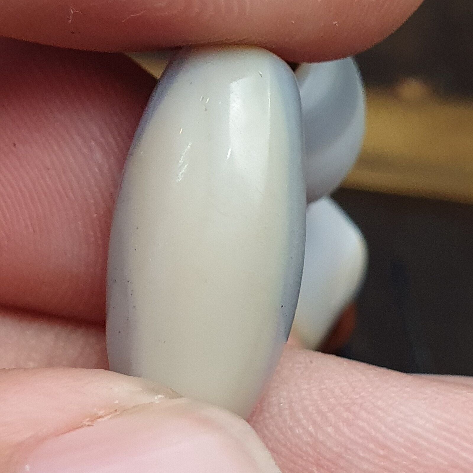 Antique Ancient Persian Himalayan Chalcedony Agate Beads Strand Amulet #NC 1116