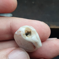 Antique Himalayan Ancient Agate Beads Lot 12 beads