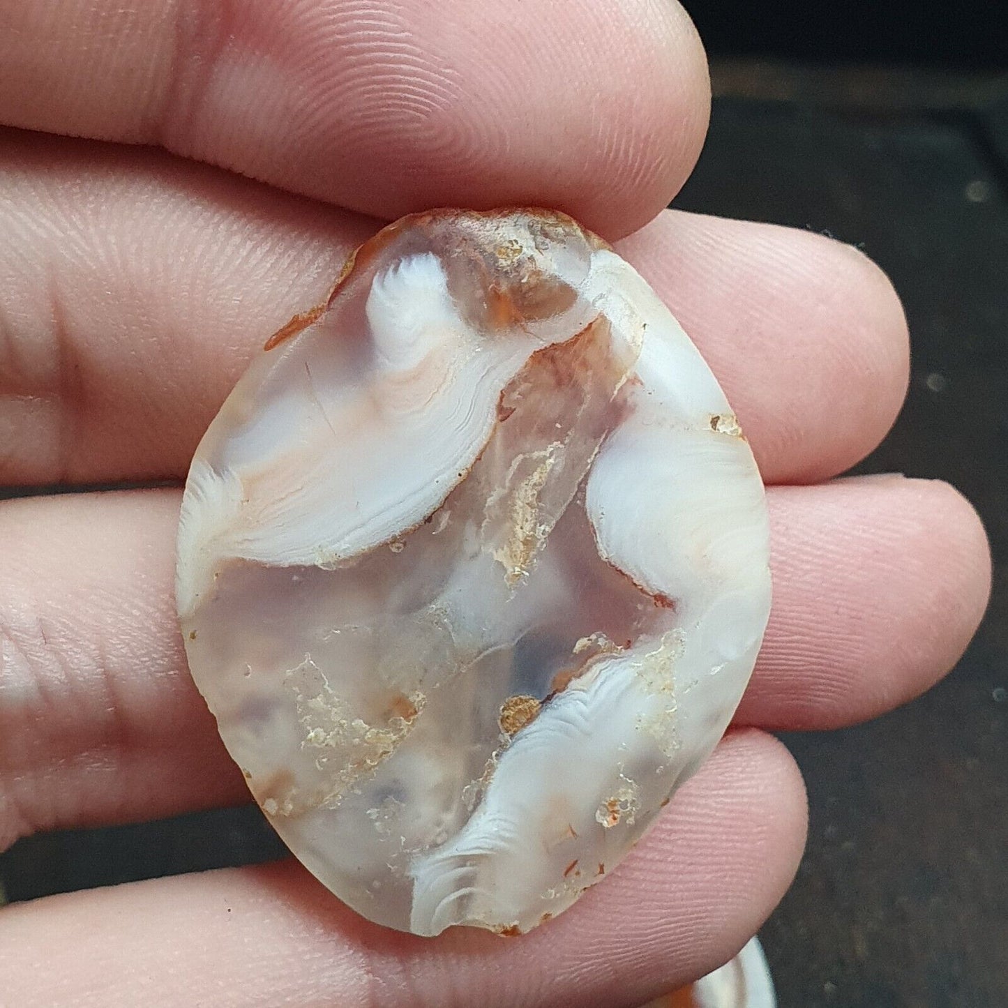 Antike Himalaya-Achatperlen, Lot 12 Perlen